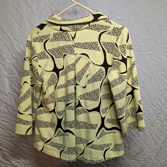 Andria Lieu Collection Medium Green Jacket Brocade - Picture 3 of 7